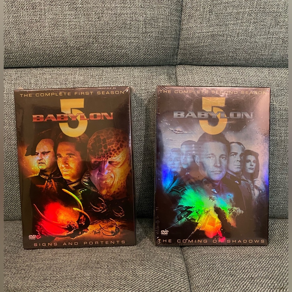New in Packaging Season 1 & 2 Babylon 5 DVD Sets